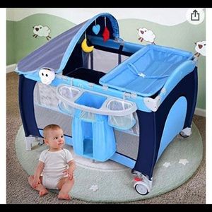 Costzon Nursery Center, 4 in 1 Pack and Play